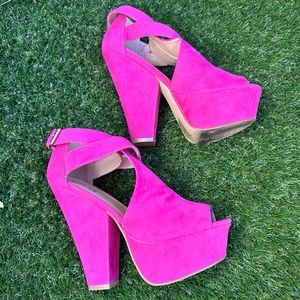 VIVA Platform Wedge Heels